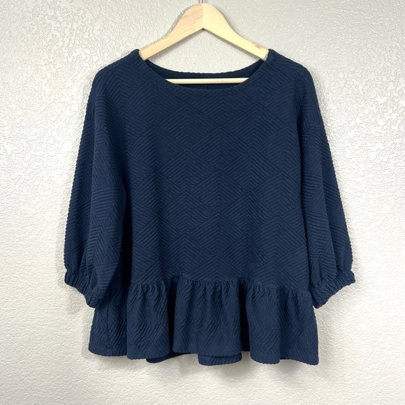 Anthropologie Maeve Mikayla Peplum Top - Picture 6 of 10